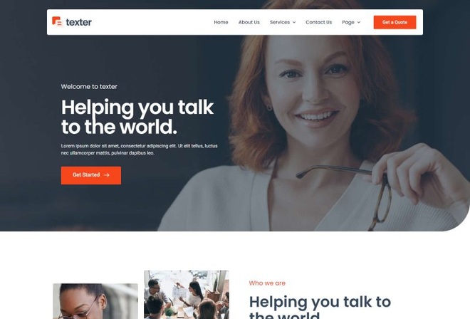 Texter - Template kit for Content Writing Service
