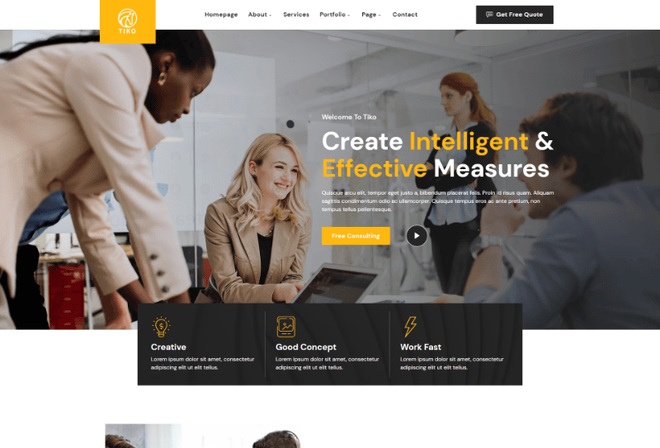 Tiko - Business Agency Elementor Template Kit
