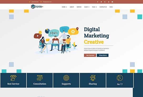 TOTB - Marketing Solution Elementor Template Kit