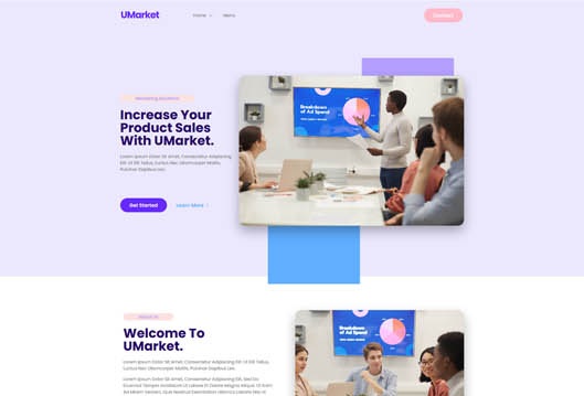 UMarket - Digital Marketing Elementor Template Kit