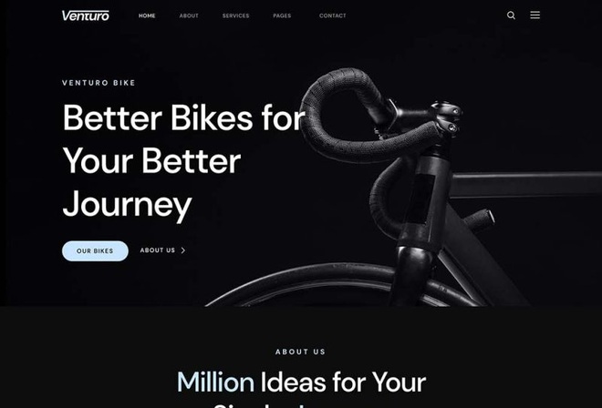 Venturo - Bike Rental and Services Elementor Template Kit