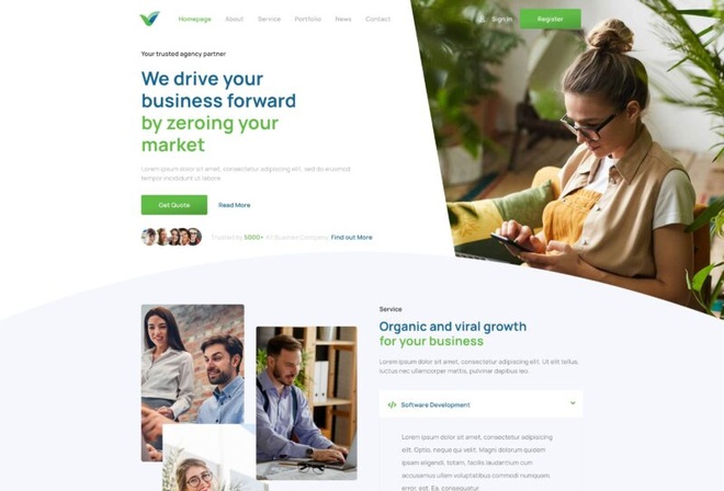 Verve - Digital Agency Elementor Kit