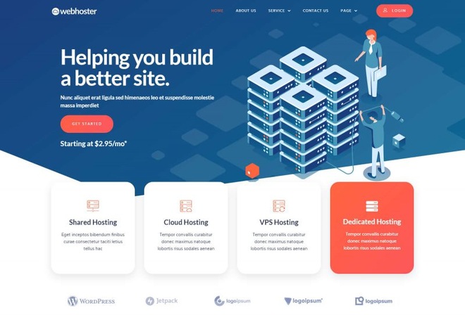Webhoster - Template Kit for Web Hosting Service