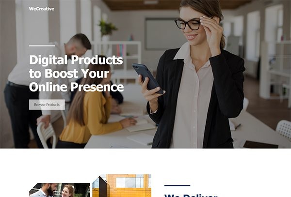 WeCreative - Digital Agency Template Kit