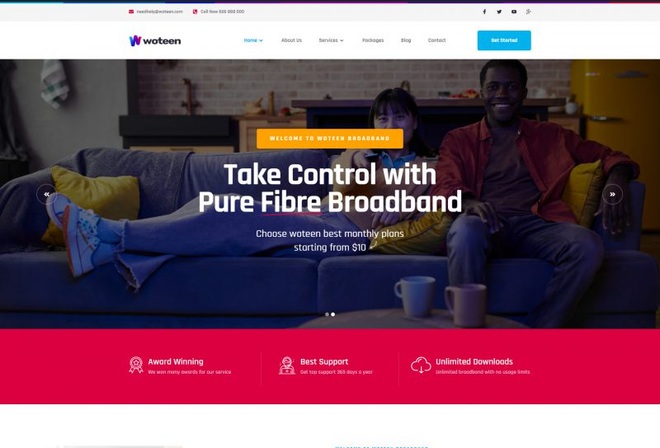 Woteen - Broadband and Telecom Business