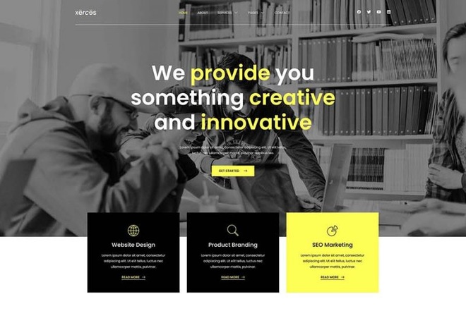 Xerces - Creative & Digital Agency Elementor Template Kit