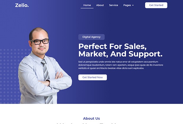 Zelio - Digital Agency Template Kit