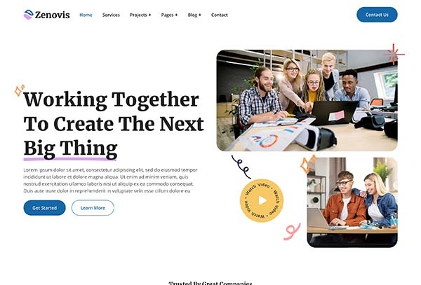 Zenovis – Creative Digital Agency Elementor Template Kit