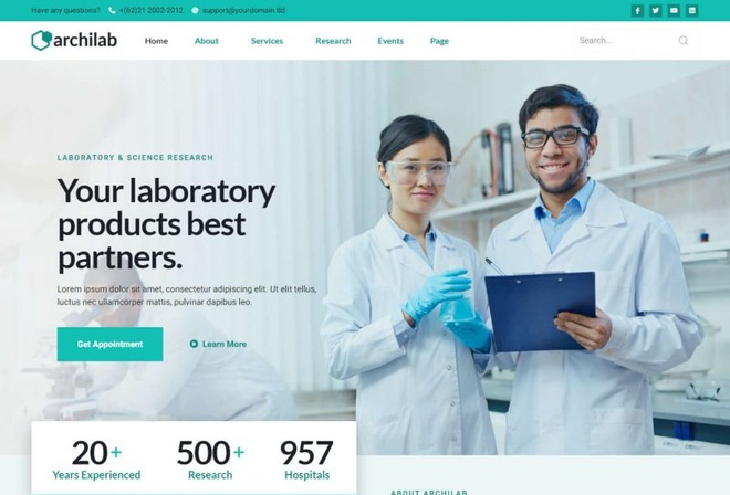 Archilab - Template Kit for Research and Laboratory