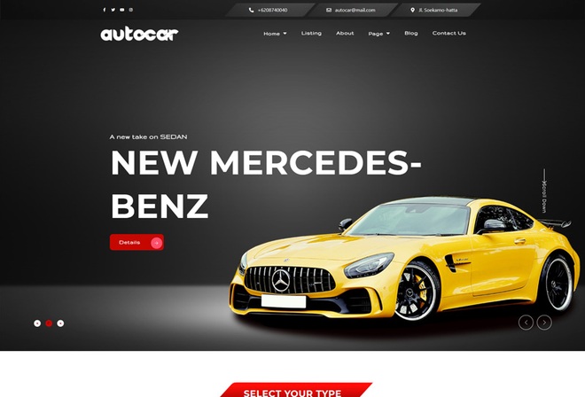 Autocar - Dealer Car Template kit