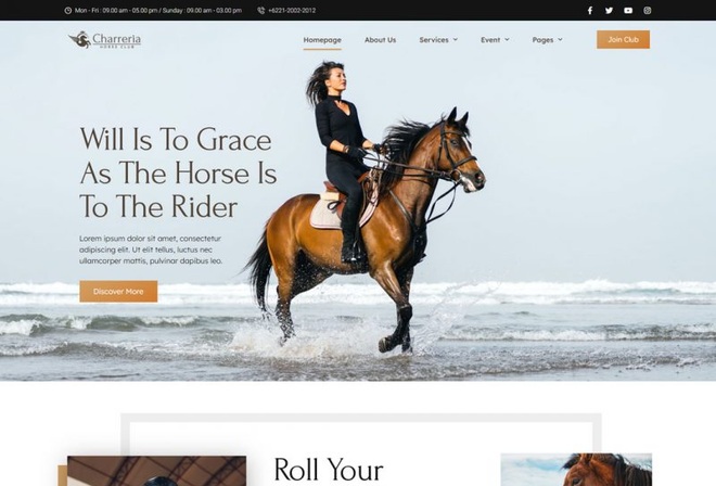 Charreria - Template Kit for Equestrian and Horse Riding Club