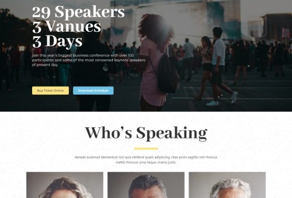 Evtro - Conference Template Kit