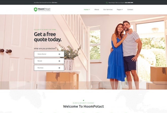 HoomPotact - Smart Alarm & Security Systems