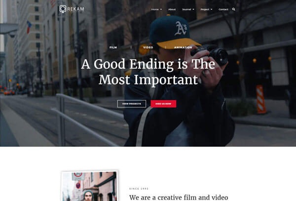 Rekam - Videographer Template Kit