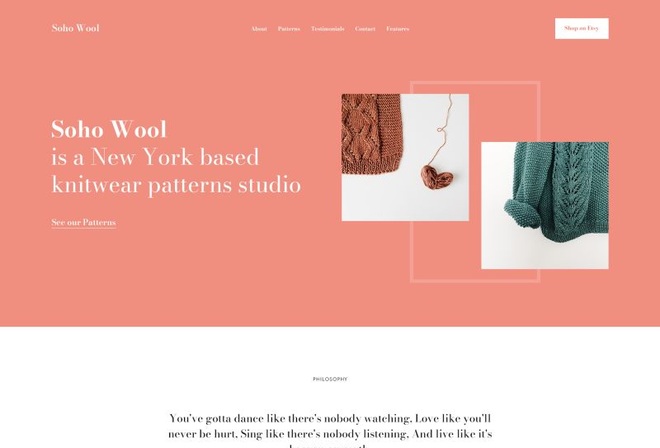 SohoWool-Patterns Elementor Template Kit
