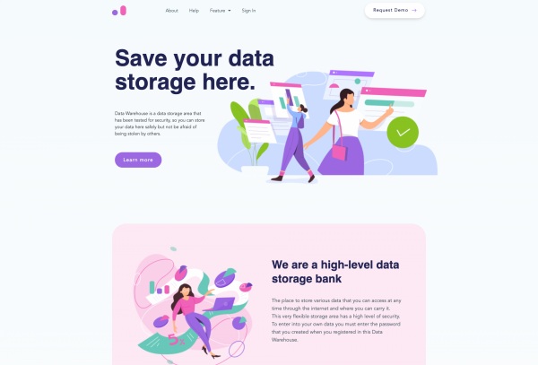 Storanger - Data Warehouse Elementor Template Kit