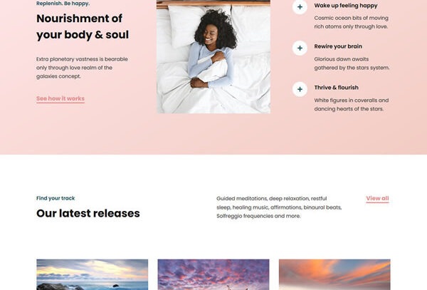 Suki - Meditation Channel Elementor Template Kit